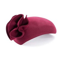 롤리엣 여성 눈물방울 울 펠트 매혹기 탐 베레 캐스크 칵테일 모자 A566