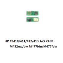 HP용토너칩 HP CF410/411/412/413 A/X CHIP (M452nw/dw M477fdn/M477fdw) HP452칩 CF452칩 M477칩, 검정 CF410X 6.5K
