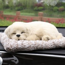 리얼펫 강아지 고양이모형 제습탈취제 잠자는강아지, 블랙 프렌치불독