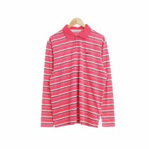 나이키스포츠 핑크 스트라이프 드라이핏 긴팔카라티 남자 7895