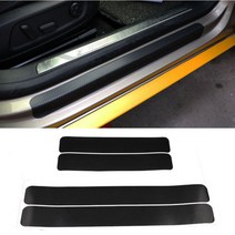 문콕 범퍼 가드 4 pcs 유니버설 자동차 씰 스커프 수호자 스티커 탄소 섬유 자동 도어 플레이트 커버 액세서리