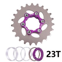 프리휠 7단 픽시 자전거 ztto mtb 단일 속도 카세트 cog Bicycle 1 speed sprocket gear 16t 17t 18t 19t 20t 21t 22t 23t