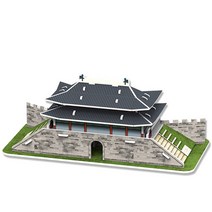 남대문 숭례문 우드락퍼즐 목조건물 안전재질 학습교구 어린이 놀이방 아동용입체퍼즐