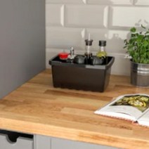 이케아 주방수납함 양념수납통 정리함 화장품 다용도정리박스