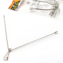 백경 BK-1239 L형 스텐 원투천칭 원투낚시, 15×15cm