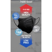 [60매 대형] KF94 2D 컬러 새부리형 마스크 YIINGKEN KF94-ADVANCED (10매 합포장), 스카이 60매