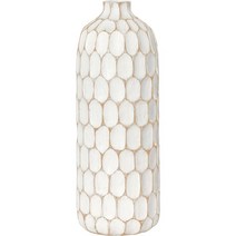 Torre Tagus의 조각된 디벗 수지 꽃병 | 농가 장식 거실 조각 벽난로 장식용 현대, Tall Bottle Vase