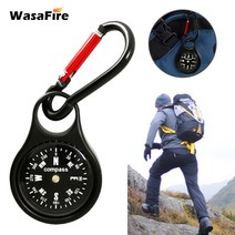 나침반 고도 등산 패러글라이딩 등산 군용 나침판 하이킹 배낭 나침반 및 온도계 Carabiner 하이킹 배낭 및, 한개옵션0