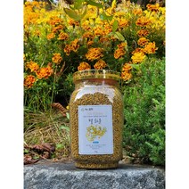 [꿀벌화분] 지리산 국산 먹는 꽃가루 건조 벌화분 비폴렌 BEEPOLLEN 1kg 1병, 지리산 천연 꿀벌화분 1kg
