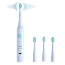 어린이 및 성인을 위한 음파 충전식 전동 칫솔 2분 타이머 내장 5가지 모드 Ul, 1개