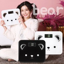 힐링큐 베어 체중계/체지방계/휴대폰연동/체중관리/HQ-S1000, 상세설명 참조, 화이트