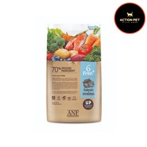ANF 전연령 유기농 6Free 연어 애견사료, 2개, 6kg