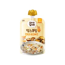 아이꼬야 맘스쿠킹 이유식 100g, 전복과 표고버섯, 5개