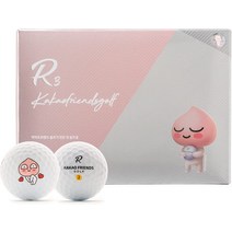 카카오프렌즈 골프 R3 골프공 소프트 필 스트레이트 샷 골프 12구, 어피치 판