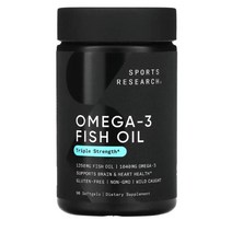 [1+1] Sports Research 스포츠리서치 rTG 알티지 오메가3 1250mg 90정 피쉬 오일 알래스카오메가3 알라스카 트리플 스트렝스 오마비