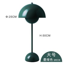 덴마크 모던 디자인 플라워팟 조명 단스탠드 버섯 램프 해파리 민들레 무드등 카르텔, 먹색 (큰 사이즈) + 버튼스위치