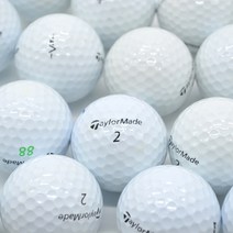 테일러메이드 화이트 A- 등급 10개 라운딩용 로스트골프공