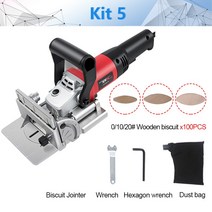 전기대패 플레이너목공 비스킷 조이너 Tenoning 기계 그루브 Slotting 나무 100mm 디스크 760W 220V 전력, 05 KIT 5_03 러시아_01 EU