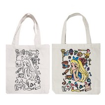 신밧드몰 컬러링 에코백 엘리스 - 에코백 만들기 패브릭마카 패브릭아트 그리기에코백 DIY 집콕놀이