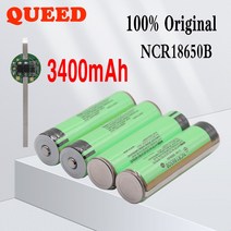 리튬이온배터리 충전용 건전지 폴리머 18650 손전등 배터리 PCB 용 리튬 충전식 NCR18650B 3.7v 3400mAh 100% 신제품, 03 4pcs, [03] 4pcs