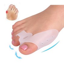 무지외반 엄지발가락 바른 교정기 실리콘 발가락 분리기 Bunion 부목 교정기 외반증 보조기 오버랩 스, 01 B60-1Pair