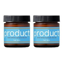 product 프러덕트 헤어 스타일링 왁스 42g 유기농 손 입술케어, 42g(2개)