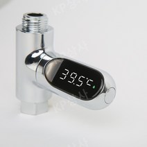 LED 샤워 온수 온도계 시각적 수온 어린이 목욕 온도 조절 레인, 2세대 스팟