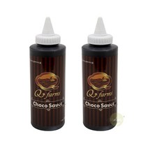 큐팜스 토핑용 초콜렛 소스 500g 2개세트 초코소스 초콜릿소스, 2개