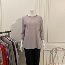 포라리 포라리 넥라인 매듭 주름 블라우스 L125040