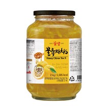 꽃샘 꿀유자차S 2kg 고흥유자 유자생과 유자청 사양 벌꿀 겨울차 따뜻한차 잼 에이드 숙취해소음료, 본상품선택