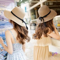 와이제이 국내 당일 발송 여신감성 라피아햇 밀짚모자 자외선차단 버킷햇 YJK276