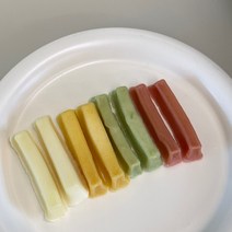 강아지수제간식 천연분말로 색을낸 강아지수제껌 (50g)