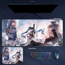 승리의 여신 Nikke 게임 승리의 여신 니케 캐릭터 굿즈 장패드 마우스패드 모음, 900x400mm, 3mm, A