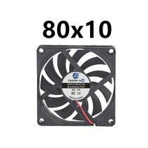컴퓨터 브러시리스 모터 냉각 팬 저소음 40MM 50MM 60MM 70MM 80MM 90MM 120MM 2 핀, 09 8010_03 24V