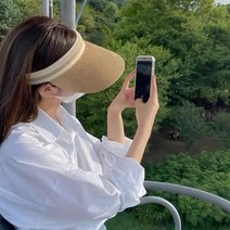 노리스 밀짚 투톤 썬캡