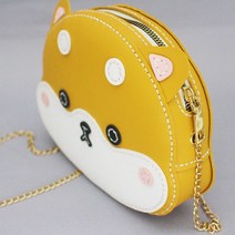 귀염뽀작 안녕 시바가방 DIY가죽가방 국내 배송 국내 출고 가죽가방만들기 가죽공예 핸드폰가방 DIY 미니가방 미니백 만들기 패키지 가방제작 diy가죽공예 가죽가방diy, 카멜