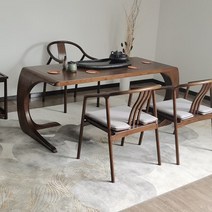 나무 식탁 우드 테이블 카페 테이블 가정용 식탁, 2.0m