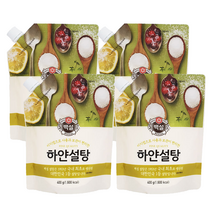 백설 하얀설탕, 400g, 4개