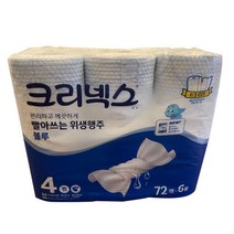 크리넥스 빨아쓰는 위생행주 블루 72매, 432매, 1개