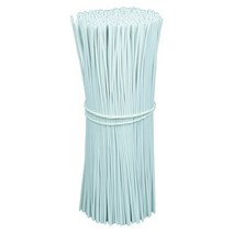 화분지지대 y자형 나무 지지대 100pcs 라운드 원예 플라스틱 다채로운 트위스트 관계, 30cm, 흰색(100개)