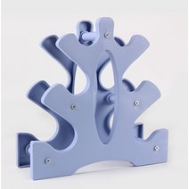 아령 덤벨 거치대 렉 랙 튼튼한 보관함 헬스장 아령거치대 덤벨거치대 가정용 업소용, 라이트 블루, 덤벨 스탠드, 1개