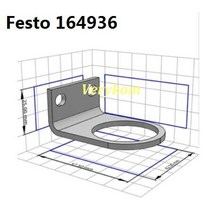 에어레귤레이터 에어필터 공압 에어 조절기 보어 200MM SC SU SI SCJ 표준 실린더 M36 사이즈 SC200 수리 키트 장착 풋 설치 부품 SU200 SI200 200, [16] Festo 164936, 1개