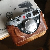 정품 가죽 가방 바디 케이스 Leica M2 M3 M4 M6 M7 MP 미끄럼 방지 핸들 보호 슬리브 박스 수공 사진 카메, 06 06