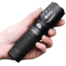 손전등 LED 고휘도 해루질랜턴 LED후레쉬 라이트, 손전등 100w + 배터리 1개
