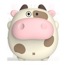 LANSE 충전식손난로 USB손난로 LED 무드등 휴대용 손난로 전자 미니 핫팩 대용량 귀여운 양면발열 사무실 주머니 핸디워머, 노란색, 소