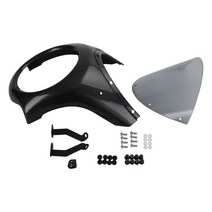 Areyourshop 혼다 CB1000R CB650R 2019-2021 모터 액세서리 용 헤드 라이트 윈드 실드 페어링 스크린, 4D