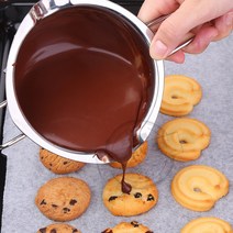 초콜릿 중탕기 400ml 치즈 버터 캬라멜 퐁듀 멜팅, 한개옵션0