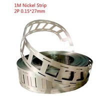 미니 휴대용 스팟 가정용배터리 스폿 용접기 1 롤 10m 18650 리튬 이온 니켈, 2p-0.15x27mm-1m
