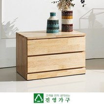 메이징 고무나무 원목 2단 600서랍, 상세페이지 참조