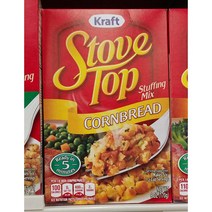 Kraft Stove Top Stuffing Mix Cornbread 크래프트 스토브 탑 스터핑 믹스 콘브레드 6oz(170g) 4팩, 1개